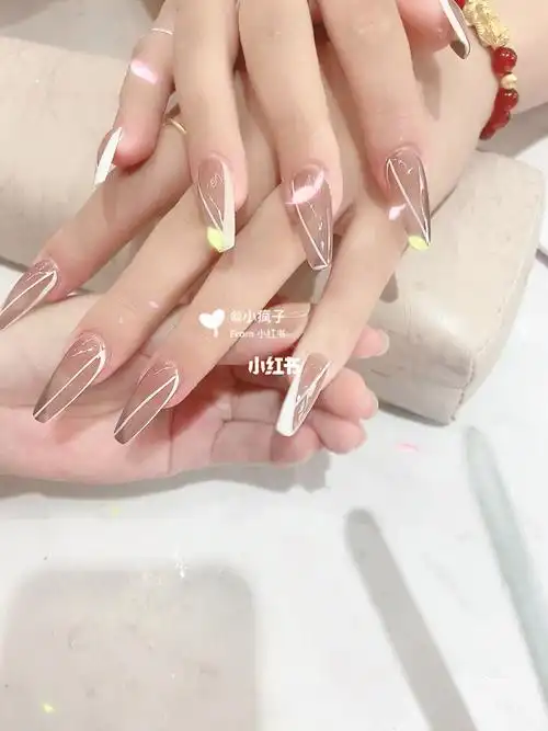 长款简单高级美甲