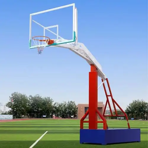 移动篮球架户外成人学校家用训练比赛标准室外可升降落地式篮球架