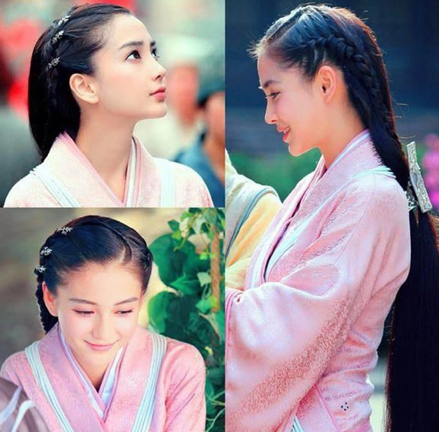 五,古力娜扎古装粉衣,很是漂亮