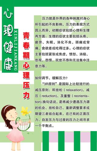 602海报印制海报展板素材531心理健康青春期压力学校宣传