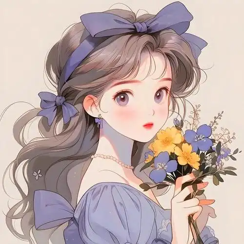 而一个女生头像,梦幻的紫色,无疑是一种高贵,神秘,浪漫的存在.