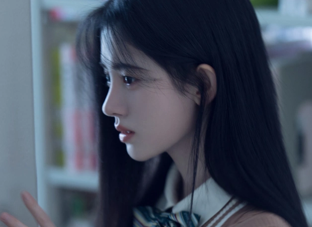鞠婧祎发布新歌预告,看到侧脸我才知道四千年美女不是盖的,连头发都很