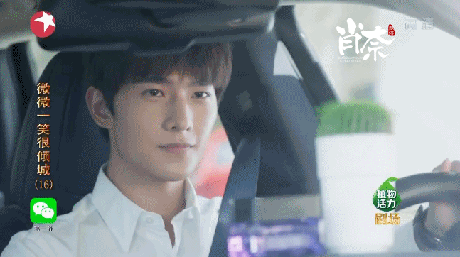 微微一笑很倾城杨洋开车微笑gif动图_动态图_表情包下载_soogif