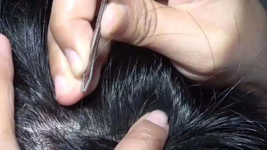 拔白头发,拔一根长7根-时尚视频-搜狐视频