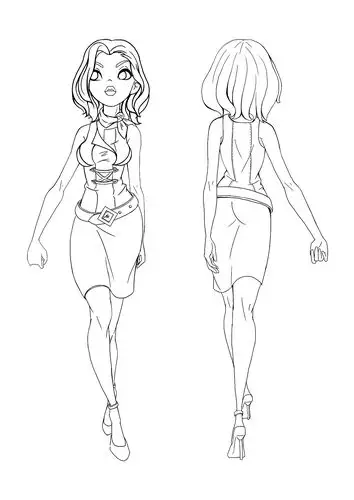 实习时候跟vr游戏画的一些人物设定和宠物设定 大部分是线稿图