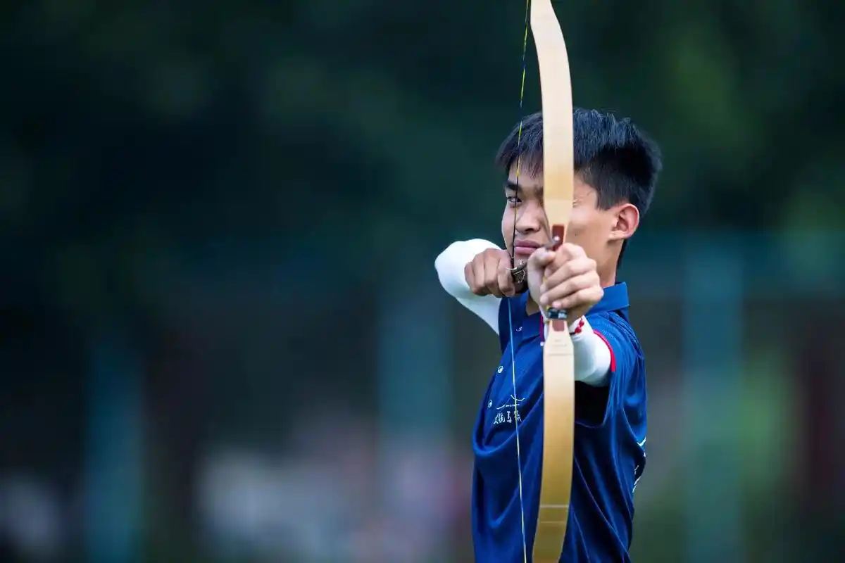 部分射箭运动员英姿!#射箭联赛 - 抖音