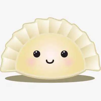 可爱手绘饺子