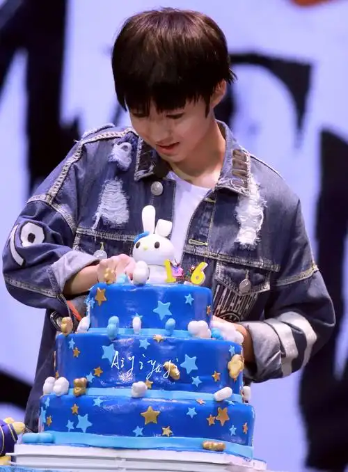 王俊凯 2015.9.19十六岁生日会 cr logo