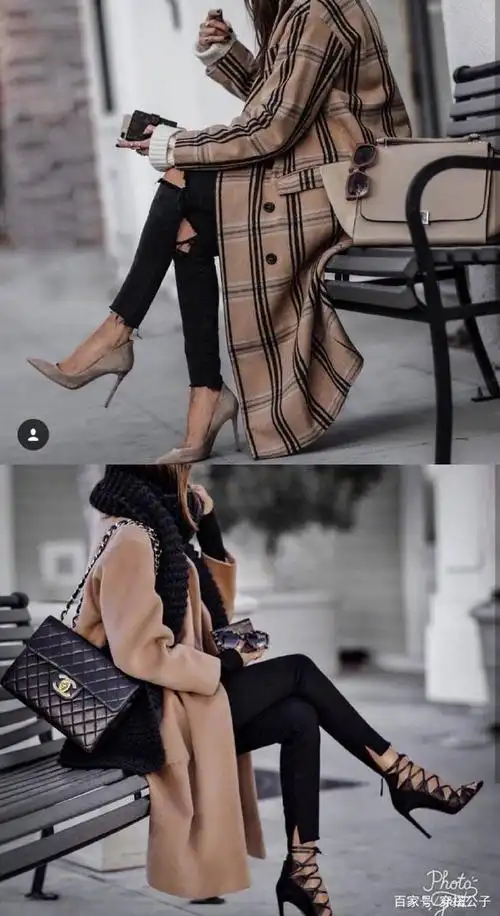 酷爱高跟鞋的时尚博主lolariostyle,干练气场的时髦秋冬穿搭示范