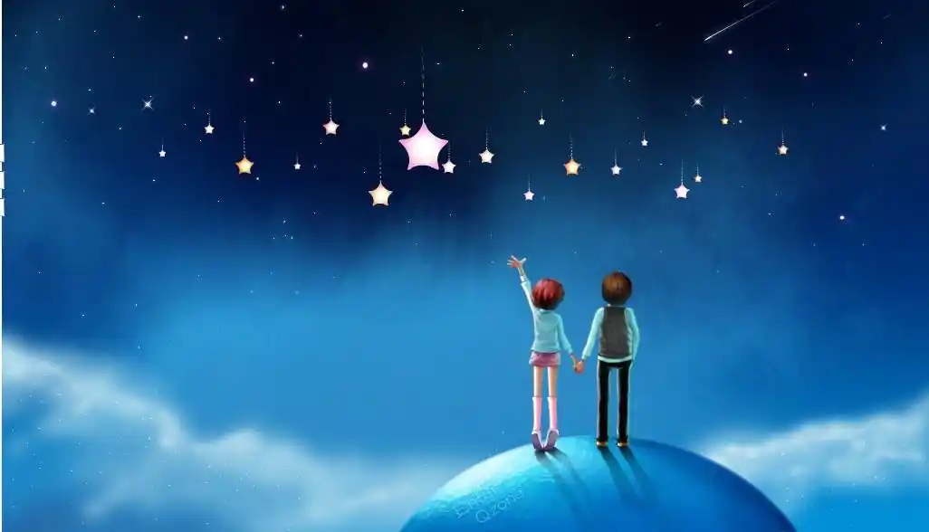 qq空间欢迎动画"浪漫星空"的背景音乐是什么