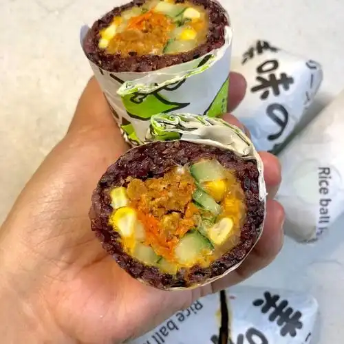 紫米饭团,台湾饭团