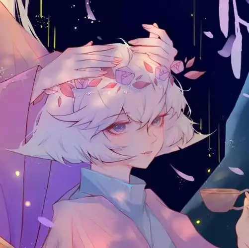 手绘头像|光遇花憩节 画师:荔枝 litchil