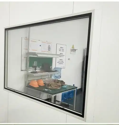 供应双层观察窗洁净门窗净化床防护框观察窗防护窗玻璃定制