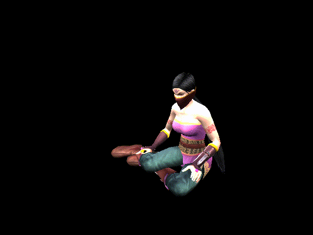 3d(女飞贼)带几十多个动作和贴图,有预览渲染图