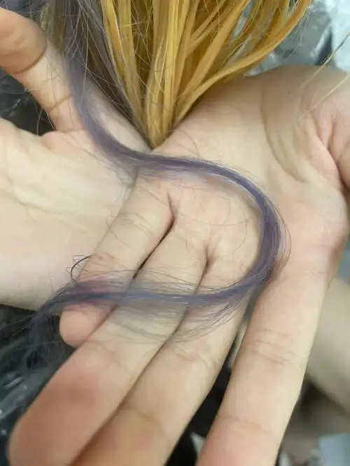紫灰色染发失败