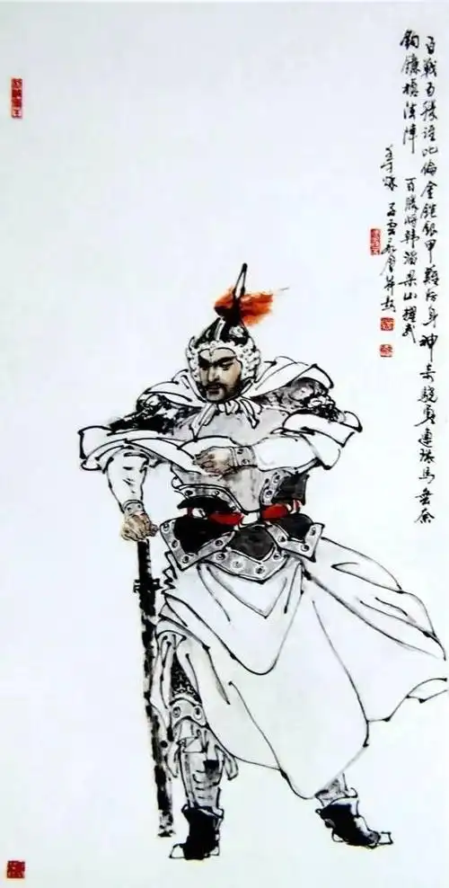 中国画108将水浒传英雄人物画你最佩服谁