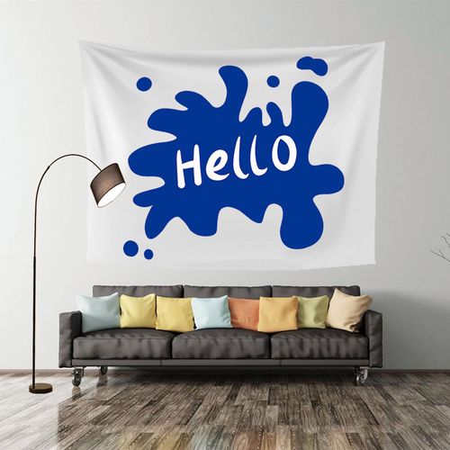 儿童摄影道具克莱因蓝网红背景布影楼拍照ins风挂布自拍墙布装饰