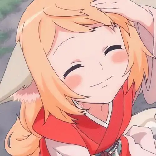 治愈系呆萌小可爱 x 自截修 橙色 红色系列 国漫女生头像09