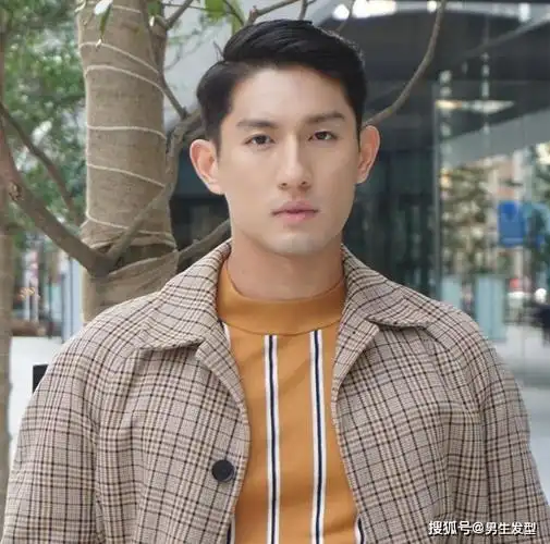 第3款:侧分背头发型