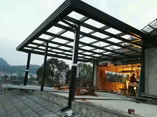 铝合金雨棚阳光房的应用