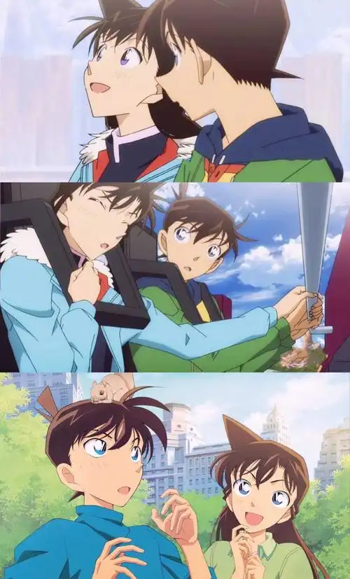 名侦探柯南工藤新一新一小兰