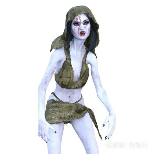 女僵尸三维图