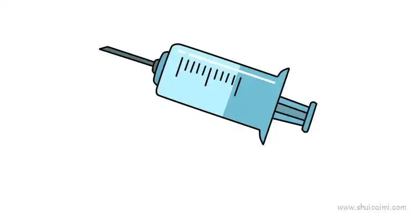 大针管儿童画怎么画大针管简笔画简单