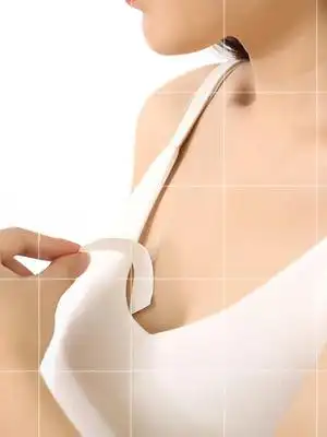 衬衫肩带脱落内衣抹胸服贴舞蹈衣服隐形固定胸部防护用品