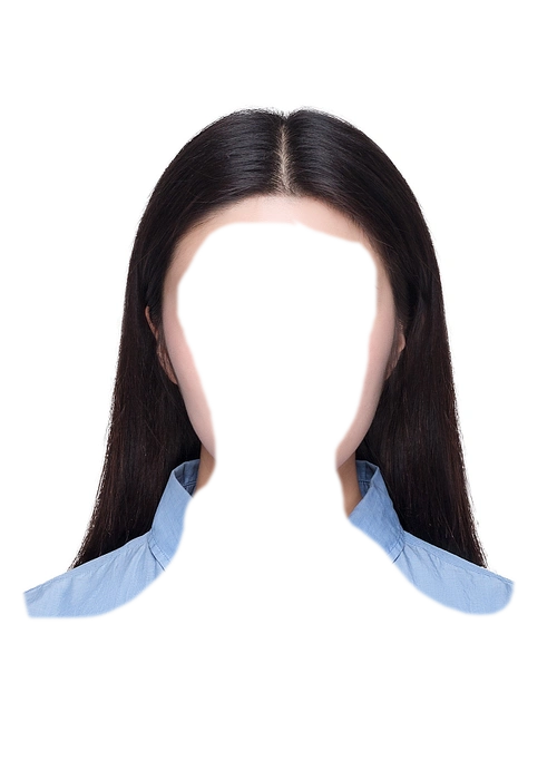 证件照素材五官眉毛素材五官素材0头发女