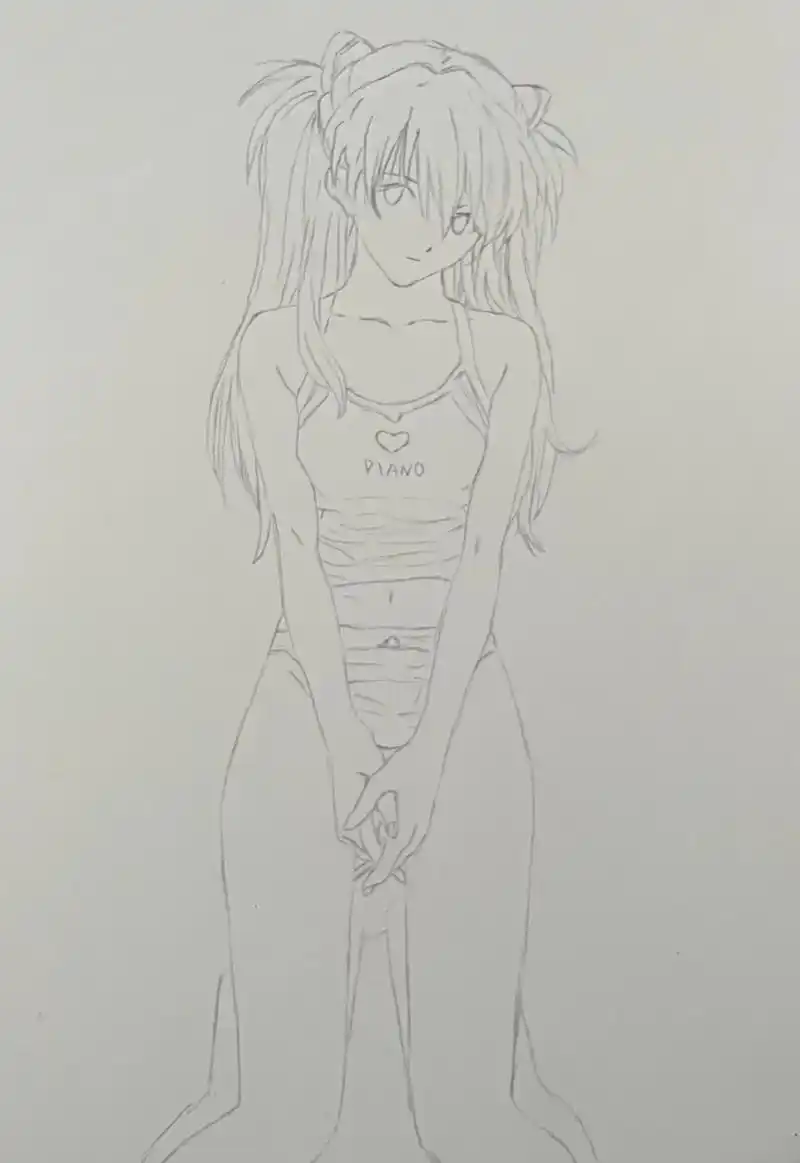 笨蛋真嗣#手绘 #二次元 #动漫 #临摹 #eva - 抖音