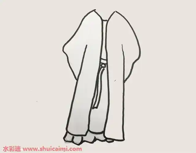 古装怎么画古装简笔画简单好看带颜色古装衣服简笔画怎么画古装衣服简
