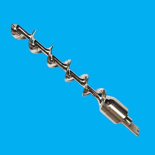 专业加工螺纹杆送料螺杆钛合金材质碳钢锰钢螺旋轴各类挤出机螺杆