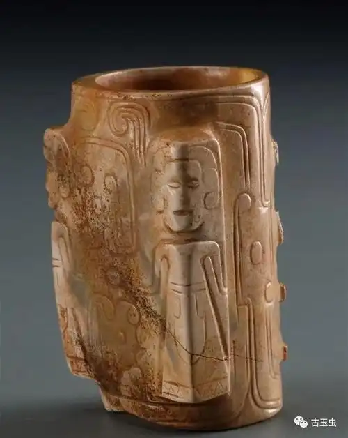 三星堆出土的玉琮 ,非个例! - 全民收藏网