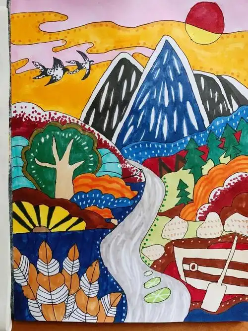 马克笔随意画一幅