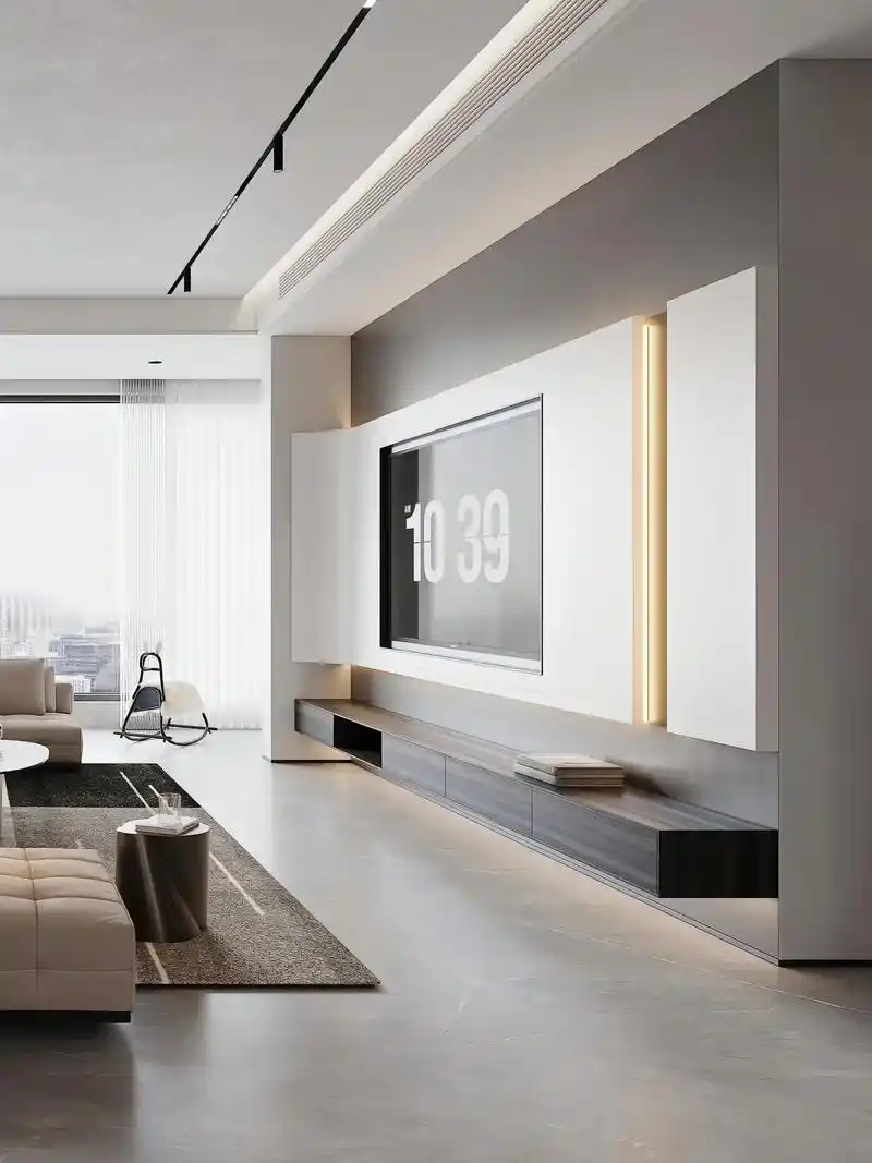 现代简约,简单又大气.#上热门 简约风是百看不厌,装修整个空 - 抖音