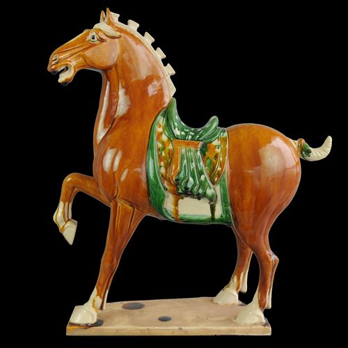 唐宝斋高水旺大师作品增值h48结婚家居摆件商务礼品 限量五花马