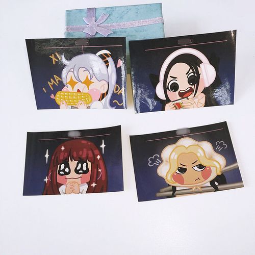 blackpink how you like that 卡通贴纸 饭卡公交卡卡贴 不干胶贴