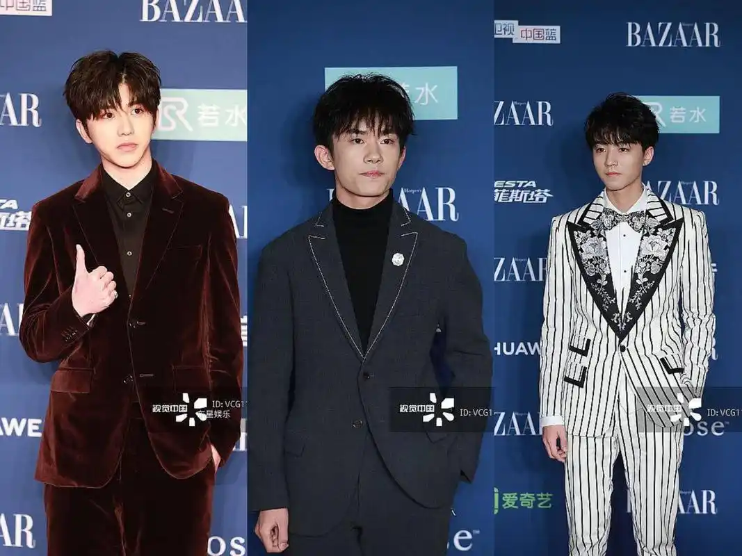 蔡徐坤易烊千玺王俊凯同台,一个比一个帅气,但身高却成了差距!