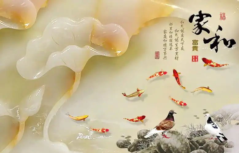 家和富贵九鱼白鸽