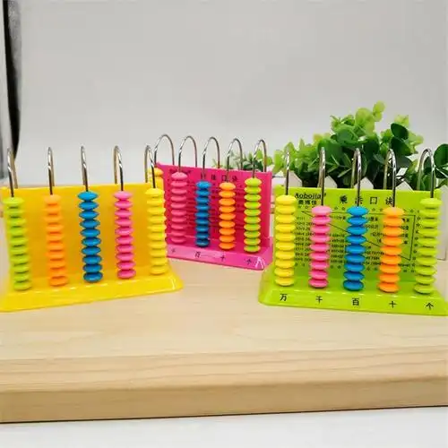 仓梵一二年级数学课程计数器个十百千万位认识五行计算器小学生教具一