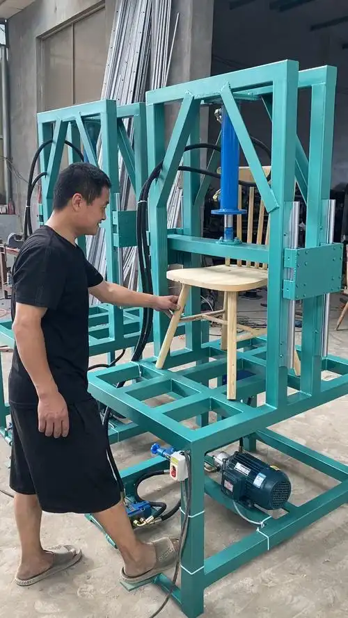 木工机械设备#木工液压组装机木工椅子组装机温砂椅组装机