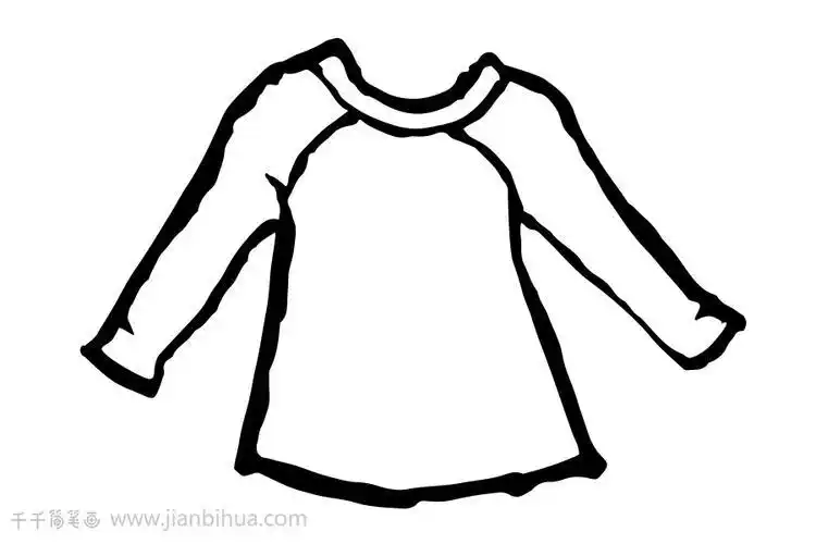 连衣服怎么画简笔画