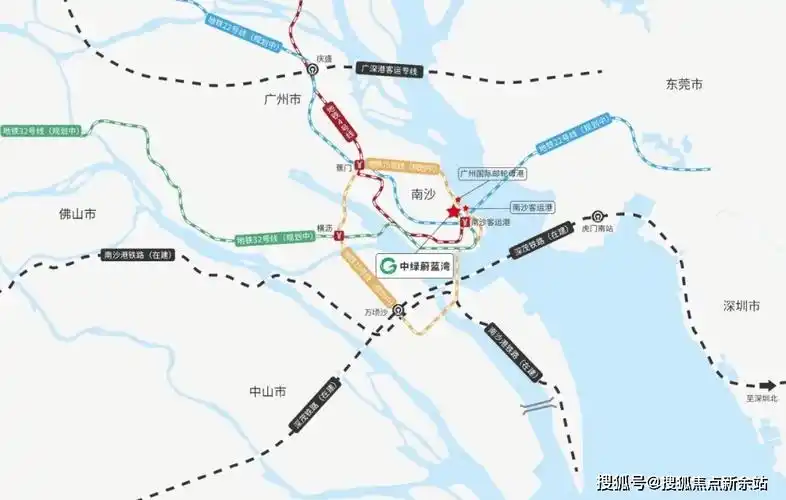 莞佛高速,京珠高速,南沙港快速,东新高速4地铁:4号线,22号线(规划中