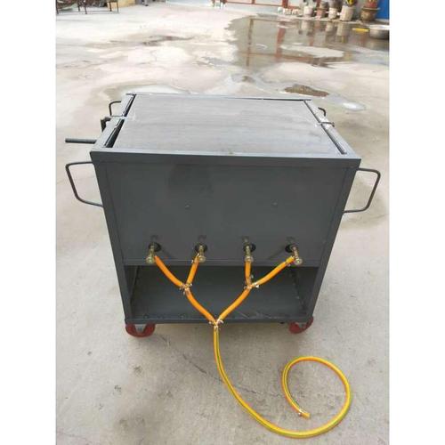 商用芝麻翻板烧饼炉子/木炭烧饼炉子液化气翻转炉家用燃气烧饼炉