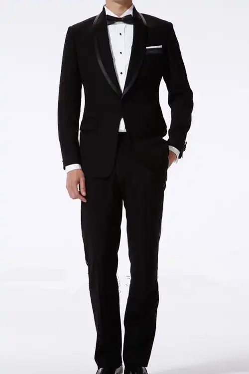 结婚用藏蓝西服 粉色衬衫 紫色领带 怎么搭配?