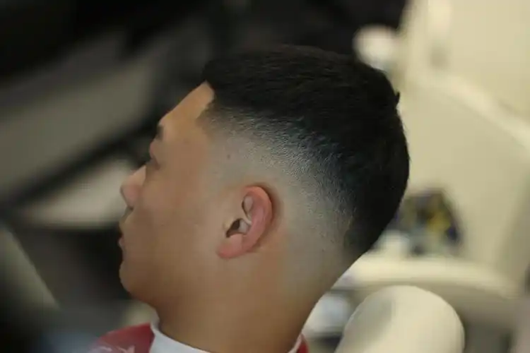 美式寸头中频渐变