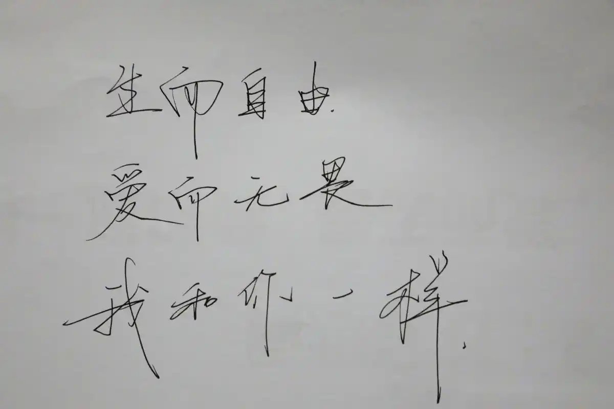 "但我们的字不一样写下你最喜欢的一句王源 tfboys-王源 歌词,带话题