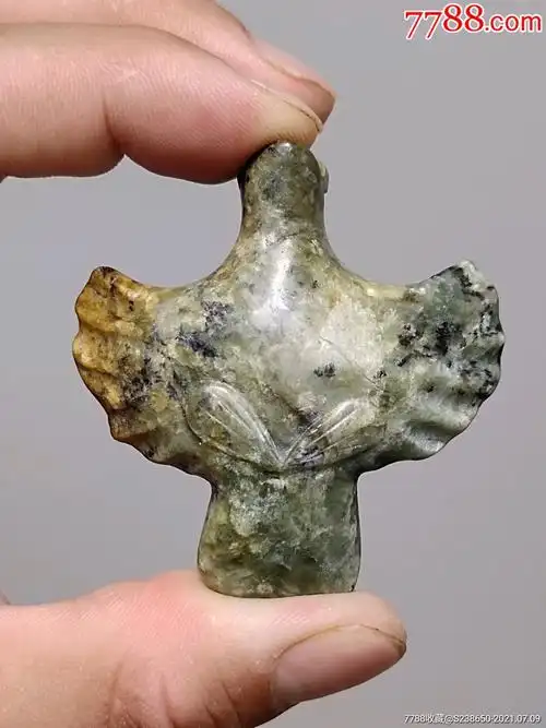 红山时期老玉枭,老玉,高古玉