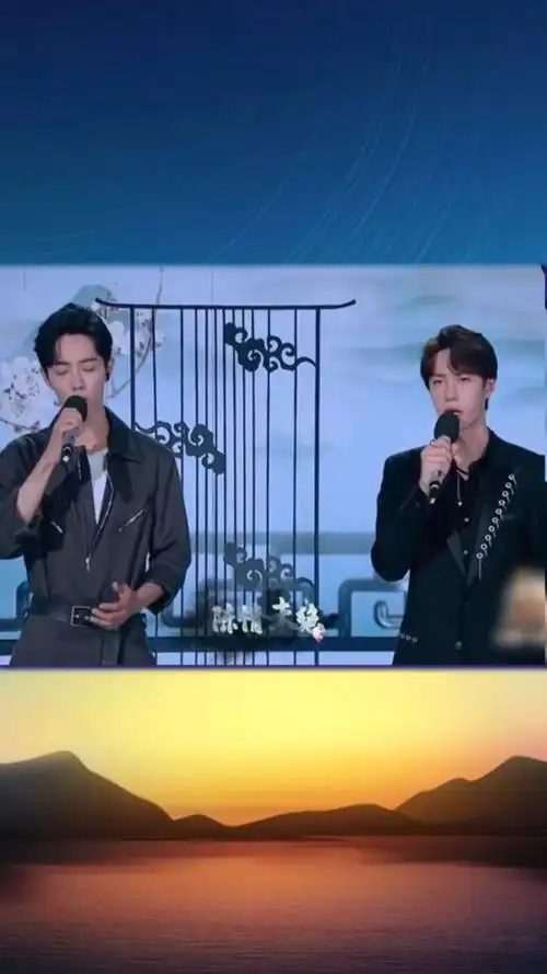 肖战王一博无羁,同台合唱超默契陈情令女孩彻底沦陷了天天向上