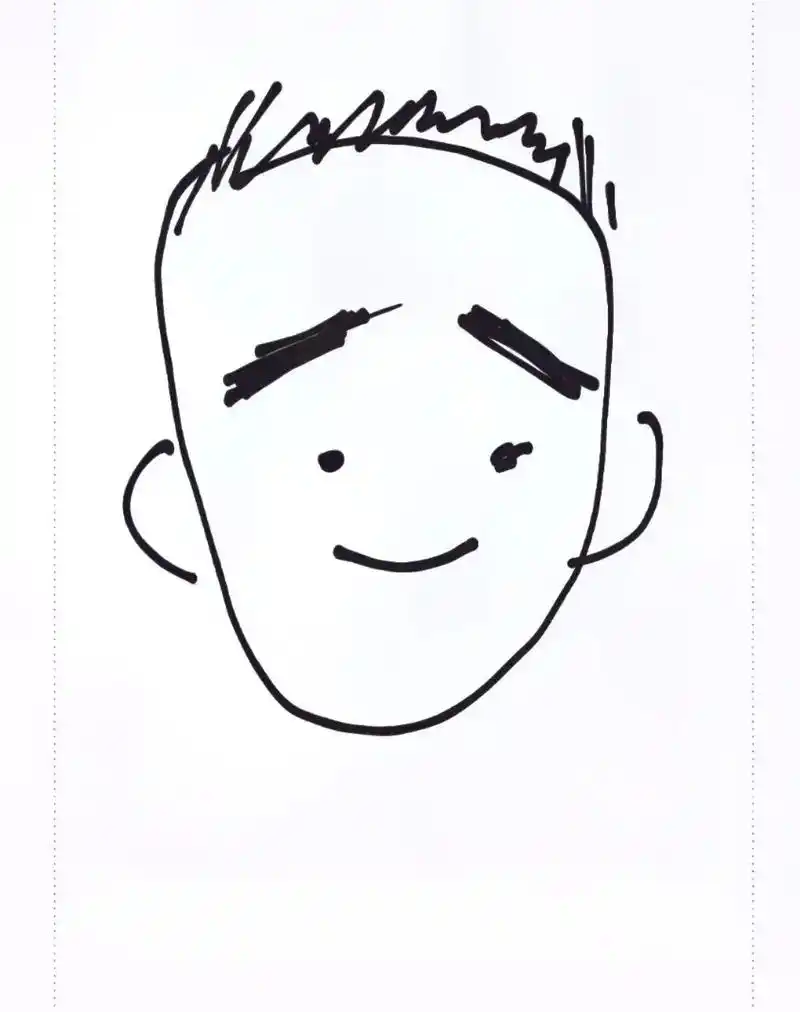 师承熊师傅 #简笔画 #自画像@cathyy饮料星人  - 抖音